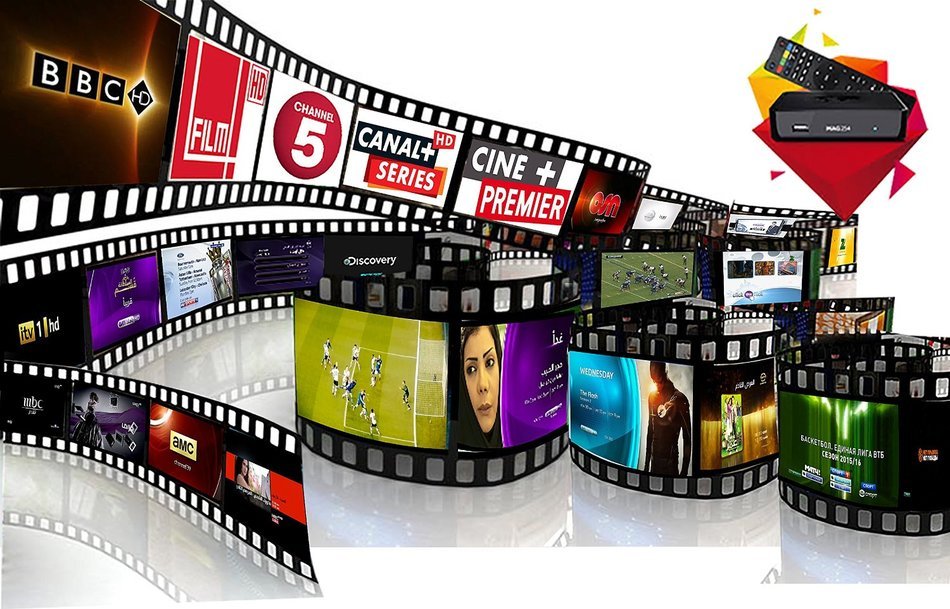 MAG254 IPTV with Fully Loaded Live Sports and other TV channels and VOD Include FREE 1 YEAR subscription + USB... N3
