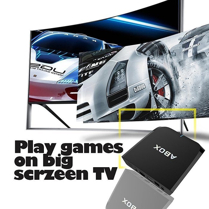 2017 Model ABOX A2 Android 6.0 TV Box with Amlogic S905X 64 Bits 16GB ROM and True 4K Playing N7