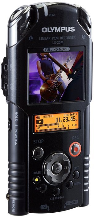 OLYMPUS LinearPCM ICRecorder LS-20M Black with 2GB SD card Full hi-vision movie LS-20M N3
