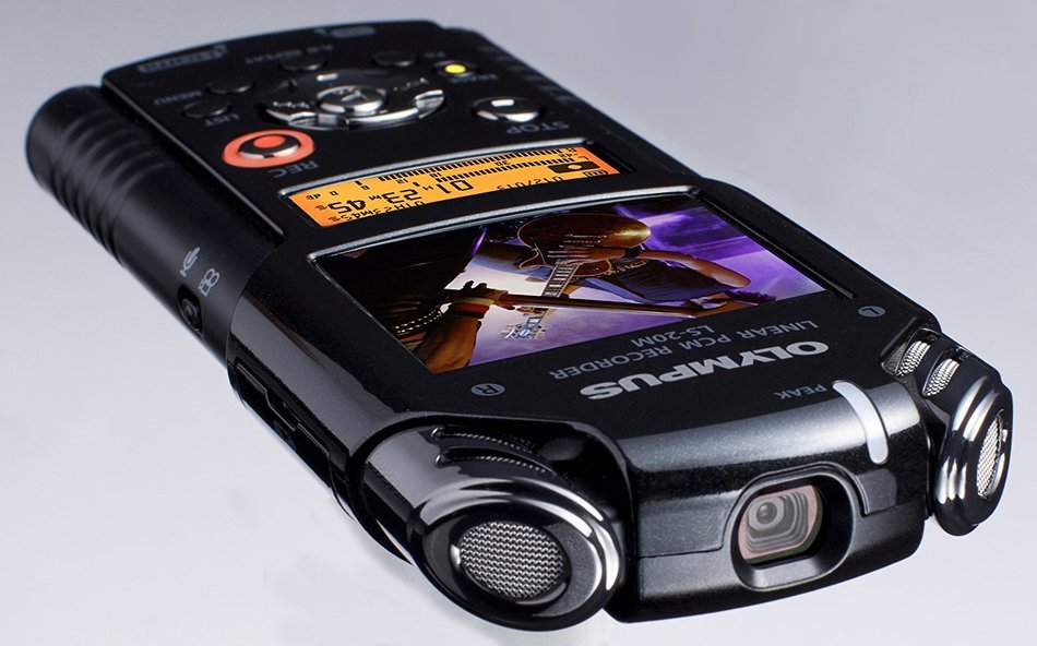 OLYMPUS LinearPCM ICRecorder LS-20M Black with 2GB SD card Full hi-vision movie LS-20M N12
