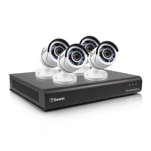 Swann DVR8-4500 8 Channel 1080p Digital Video Recorder with 4x PRO-T855 Cameras and Pre-Installed 1TB Hard Drive