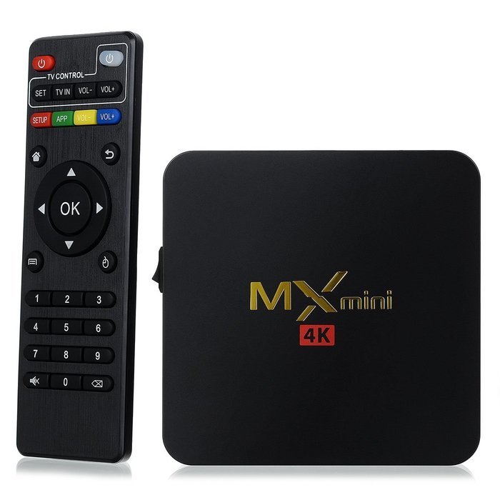 [New Design] Mini MX S905 Quad Core Android TV Box Fully Loaded Streaming Media Player with many Free Moive and...