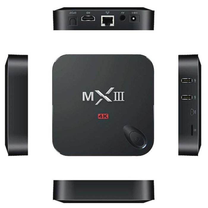 MXIII MX3 TV Box, REDGO Google Android 4.4.2 Quad Core TV Box, XBMC KODI Full HD 4K 3D Movie Support HDMI 1080p... N3