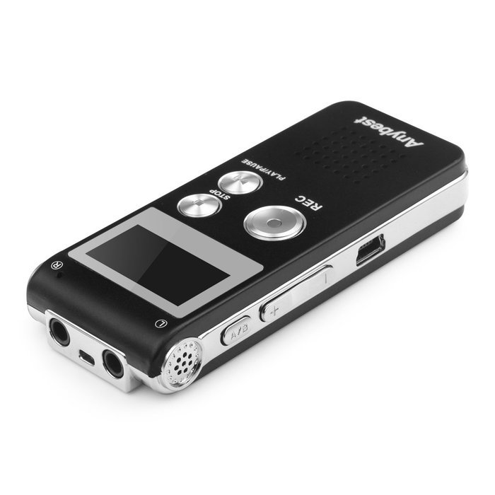 Anybest&reg; Digital Mini Portable rechargeable Audio Voice 8GB Voice Recorder Dictaphone With MP3 Player and USB... N5