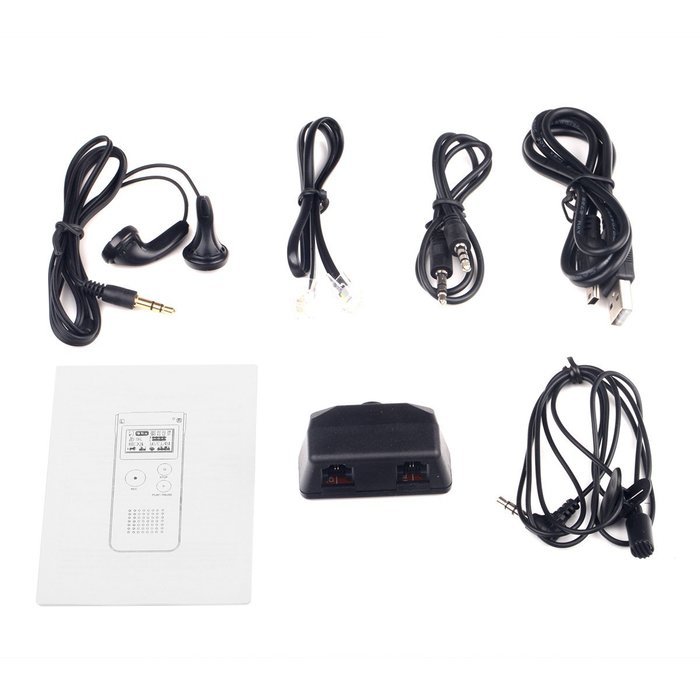 Anybest&reg; Digital Mini Portable rechargeable Audio Voice 8GB Voice Recorder Dictaphone With MP3 Player and USB... N6