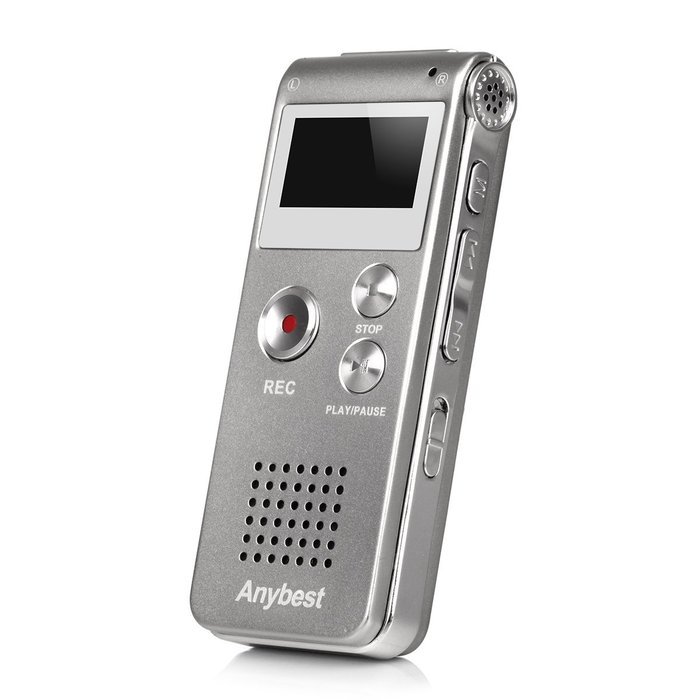 Anybest&reg; Digital Mini Portable rechargeable Audio Voice 8GB Voice Recorder Dictaphone With MP3 Player and USB... N9