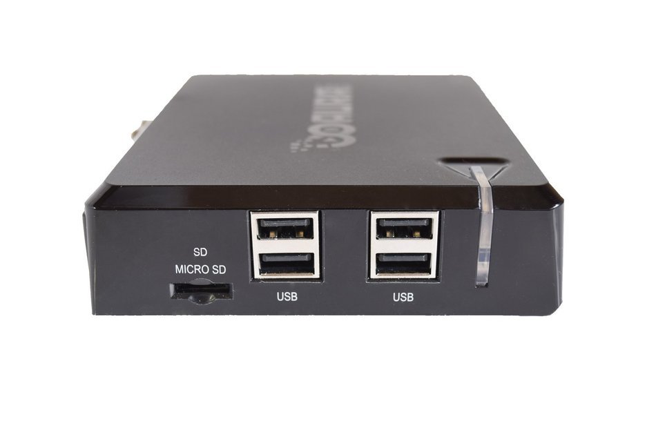 Aura Live Android TV Box Optimized Kodi Media Center TV Tuner DVR QWERTY wireless remote WiFi Full HD TV antenna... N6