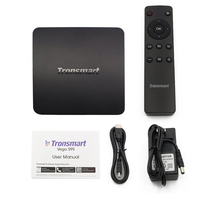 Tronsmart Vega S95 Pro 4K Android TV Box Amlogic S905 3D Blu-ray Android 5.1.1 1G/8G 802.11b/g/n Gigabit LAN Bluetooth... N6