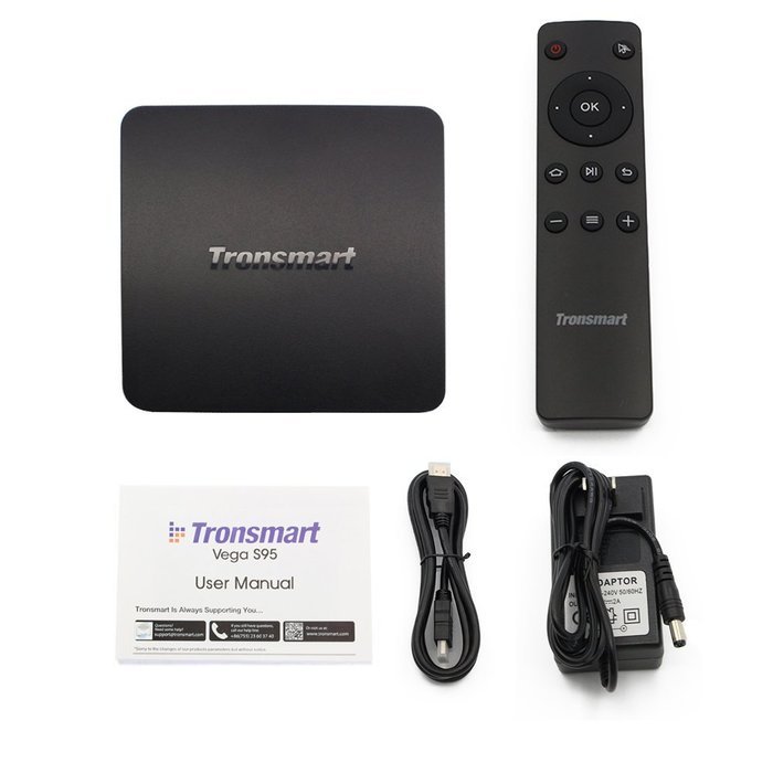 Tronsmart Vega S95 Pro 4K Android TV Box Amlogic S905 3D Blu-ray Android 5.1.1 1G/8G 802.11b/g/n Gigabit LAN Bluetooth... N15