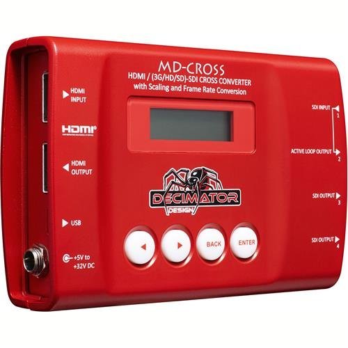 Decimator MD-CROSS Miniature SDI/HDMI Cross Converter with Scaling and Frame Rate Conversion N2