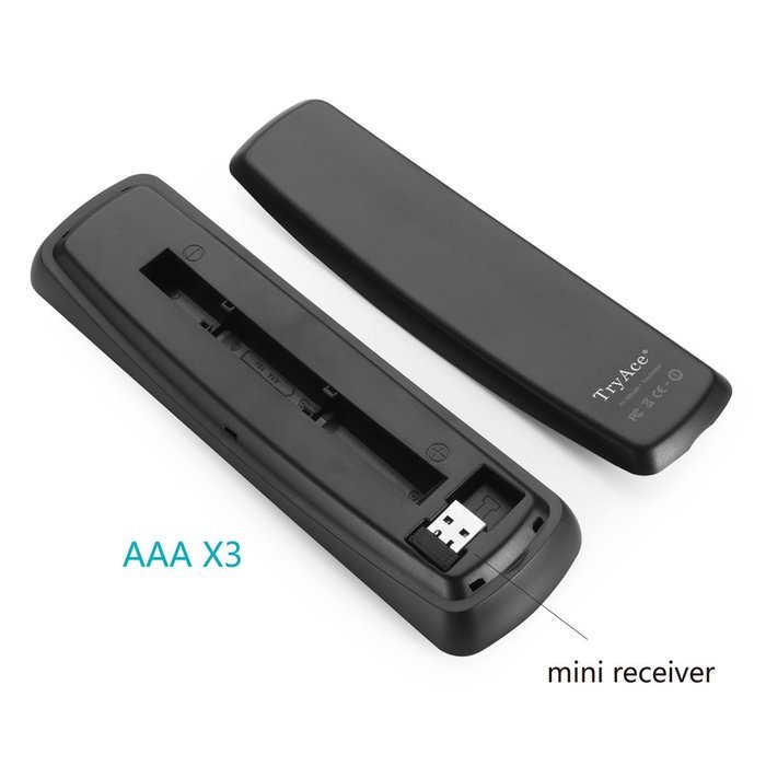 TryAce&reg; 2.4G Portable Mini Wireless Remote Keyboard Mouse PC HTPC IPTV Smart TV and Android TV Box Media Player... N5
