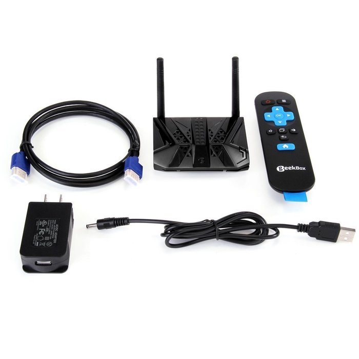 GeekBox Open Source Cross TV BOX with MXMIII Android 5.1 & Ubuntu Dual Boot 4K RK3368 Octa Core 2G/16G AC WIFI... N5
