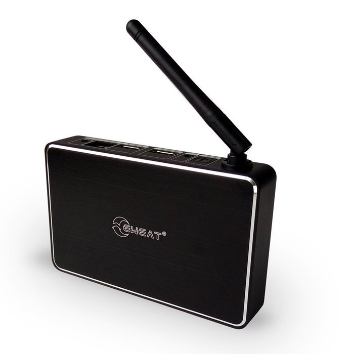 Eweat EW902 HD Android 4.4 Realtek 1195 Quad Core 3D 4K 1G/8G HDMI 2.4Ghz Wi-Fi Blue-ray ISO BDMV HDD Media Player... N3