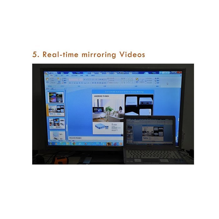 Andoer 2.4G / 5.0G EZCast WiFi Display Dongle Receiver Full HD 1080P Wireless Dongle With HDMI Supports AirPlay... N7