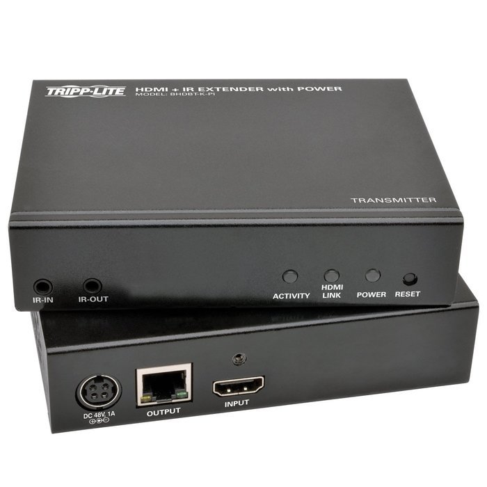 Tripp Lite HDBaseT HDMI Over Cat5e/6/6a Extender Kit, Serial and IR Control, 1080p, Up to 500-ft. (150M) (BHDBT-K-SI-ER)