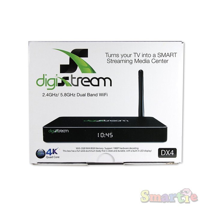 2x DigiXstream DX4 Quad Core XBMC Android 4.4 Media Streamer Center