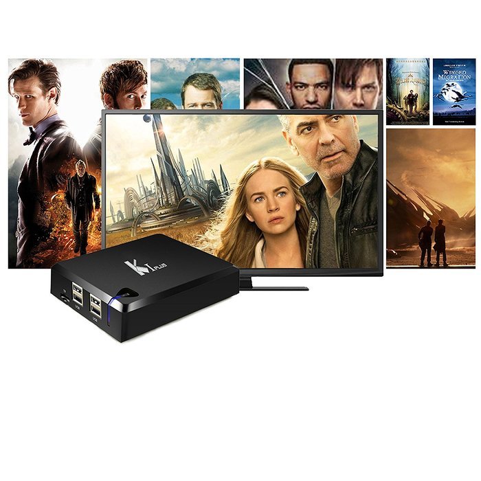 KOLOF KI PLUS DVB T2 S2 Amlogic S905 Smart TV Box Quad Core Android 5.1 KODI 16.1 1G 8G N7