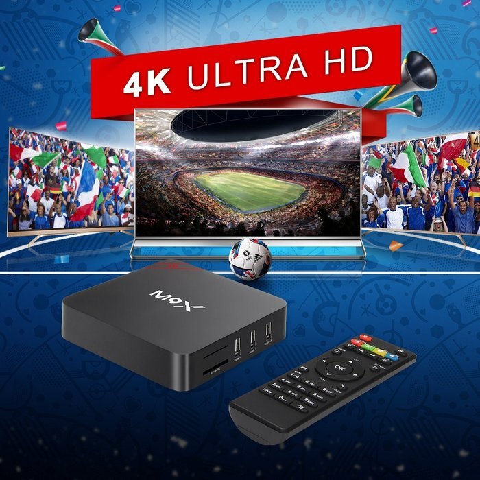 SROCKER M9X Smart Android 5.1 TV Box and Game Player 2G+16G 4K Amlogic S905 Quad Core 64 Bit Kodi 16.1 Version... N4