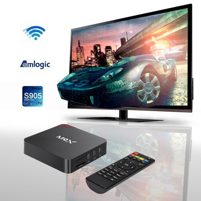 SROCKER M9X Smart Android 5.1 TV Box and Game Player 2G+16G 4K Amlogic S905 Quad Core 64 Bit Kodi 16.1 Version... N6