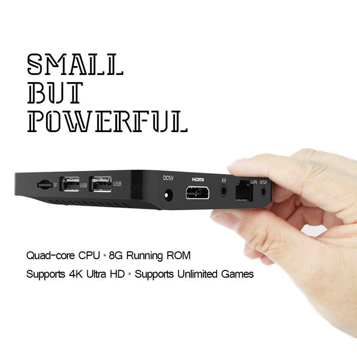 2017 Model Globmall Android 6.0 TV Box, ABOX Android TV Box Amlogic S905X 64 Bits and True 4K Playing N4