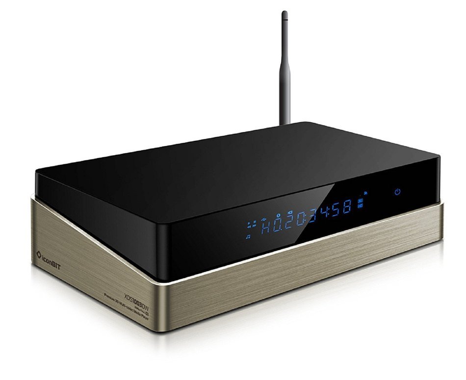 iconBIT XDS1003DW 3D Network Media Player 1080p - Realtek 1186DD, USB 3.0, Gigabit LAN, HDMI 1.4, built-in Wi-Fi...