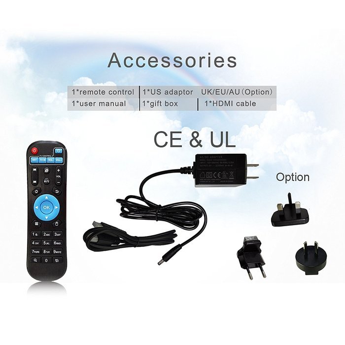 KOLOF BB2 Android 6.0 OTT TV Box Octa Core Amlogic S912 KODI 17.0 2G 16G Streaming Media Player with Black Mini... N8