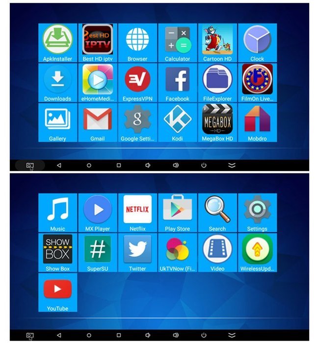 E5 TV Box RK3229 Quad Core A7 Android 5.1 RAM 2G Flash 8G Streaming Media Player with Free Mini I8s Keyboard,... N8