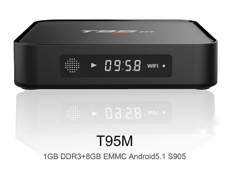 Qiufeng&reg; T95M Android TV Box Smart TV Box 1G/8G S905 Quad-core Mini PC KODI 16.0 Miracast 4K*2K H.265 3D 2.4G...