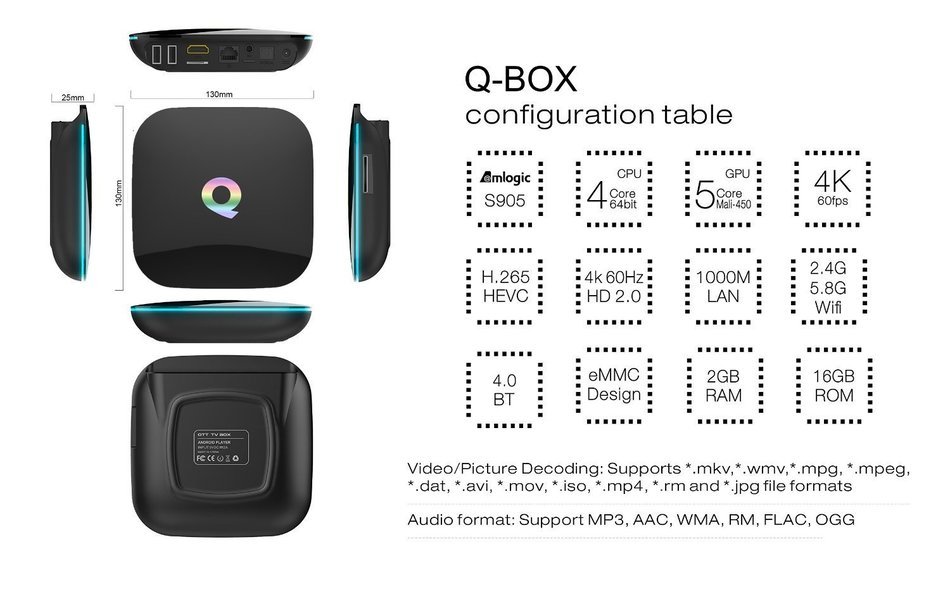 Jabond Android 5.1 Smart TV Box Amlogic S905 Quad Core Fully Loaded KODI(XBMC) Add-ons Dual WIFI 2.4GHZ/5GHZ Ultra... N3