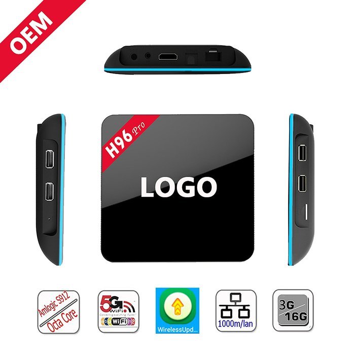 KOLOF H96 PRO Amlogic S912 Octa Core TV Box 3GB RAM 16GB ROM Android 6.0 KODI 17.0 Bluetooth 4.0 Streaming Media... N4