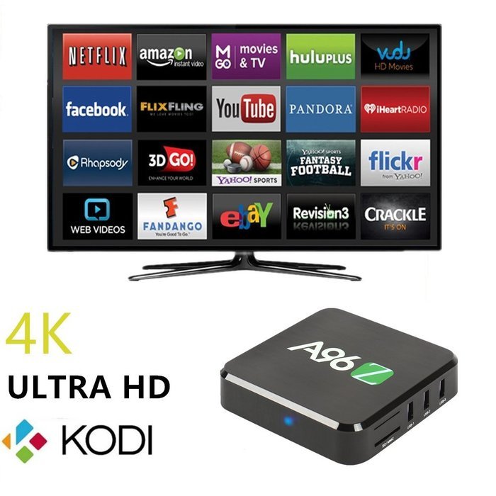 [ Free Mini Keyboard ] Jabond A96Z 4K Android TV Box KODI(XBMC) 17.0 Dual WIFI 2.4G/5G Android 6.0 Marshmallow... N3