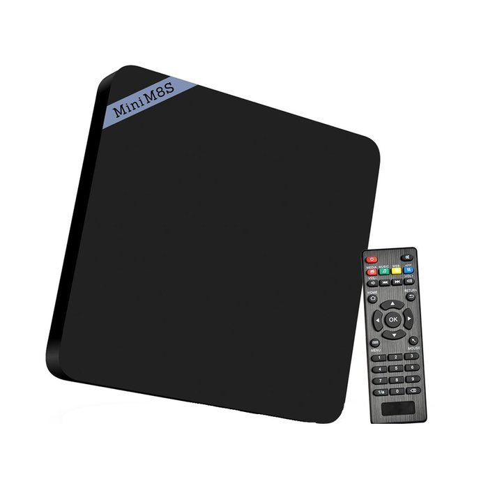 Plater M8SⅡ TV Box Android 6.0 Amlogic S905X Cortex-A53 Quad Core 2GB/8GB 4K HD 100Mbps LAN 2.4G WIFI Streaming...