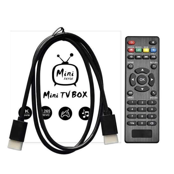Plater M8SⅡ TV Box Android 6.0 Amlogic S905X Cortex-A53 Quad Core 2GB/8GB 4K HD 100Mbps LAN 2.4G WIFI Streaming... N8