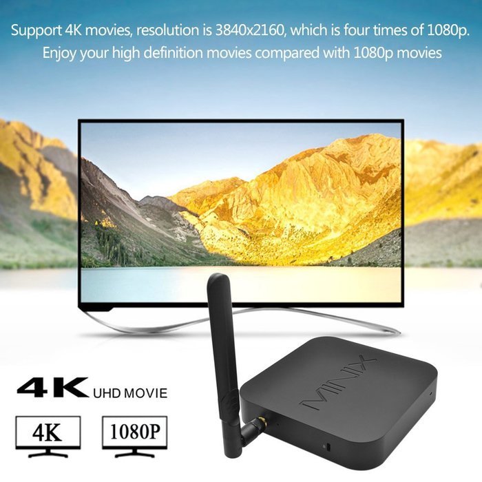 Docooler MINIX NEO Z83-4 Mini PC Windows 10 Intel X5-Z8300 64 Bit 4GB / 32GB Smart TV Box HD Media Player US Plug N5
