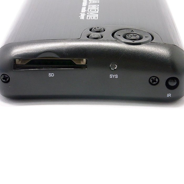 SIENOC Full HD 1080p MKV 2.5&rsquo;&rsquo; HDD HDMI Media Player Center USB OTG SD AV TV AVI RMVB N3