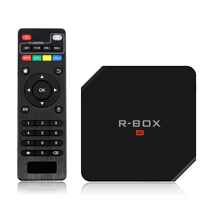 Vipwind R-BOX Android TV Box 2GB RAM 8GB ROM KODI 16.1 Fully Loaded 4K TV BOX 2.4G Dual Wifi LAN Bluetooth4.0... N3