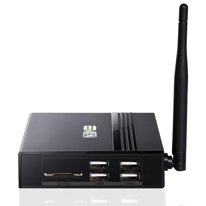 [2GB/16GB] Octa Core Android 6.0 TV Box EM92 4K 2.4G/5G AC WIFI Amlogic S912 with Kodi 16.1 Fully Loaded 1000M... N4