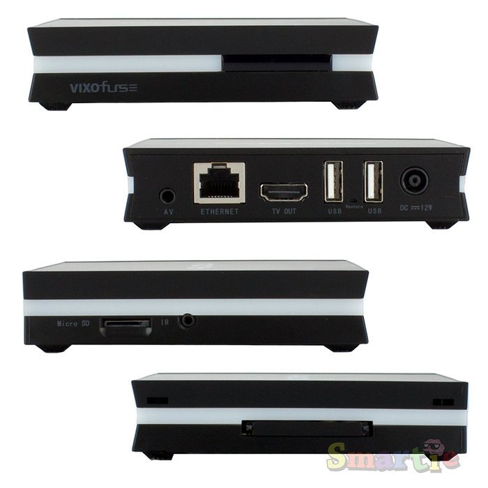 Avov Vixo Fuse Set Top IPTV Box, Nova and Stalker Middleware, MickyHop Platform, Kodi, Airplay, Wireless [802.11... N3