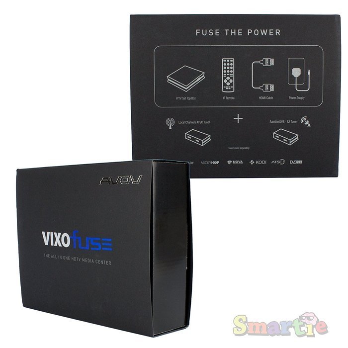 Avov Vixo Fuse Set Top IPTV Box, Nova and Stalker Middleware, MickyHop Platform, Kodi, Airplay, Wireless [802.11... N7