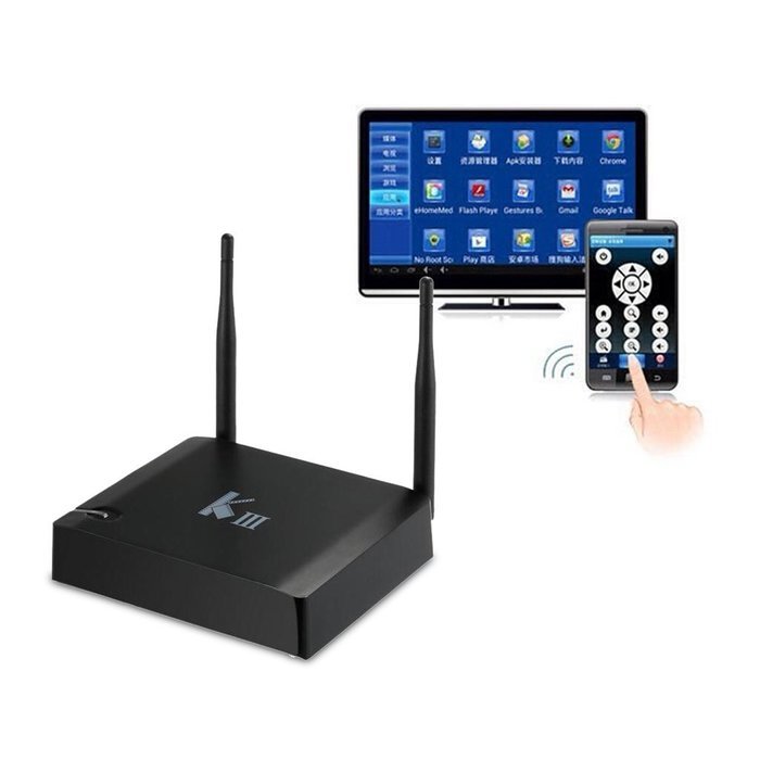 S905 TV BOX , Lary Intel K3 KIII Plus OTT Android 5.1 4K FULL HD Smart TV Box 2G/16G KODI WIFI 3D