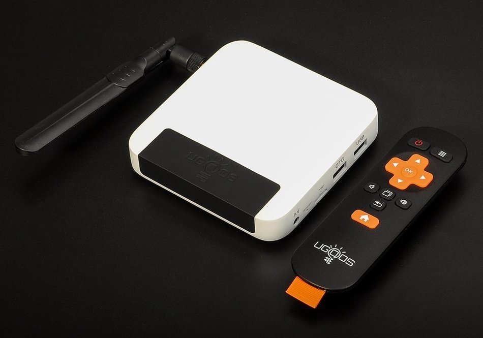 UGOOS UT4 Android TV Box - UHD 4K, Kodi 16, Android 5.1, Rockchip 64BIT Octa Core CPU, 2GB RAM N3
