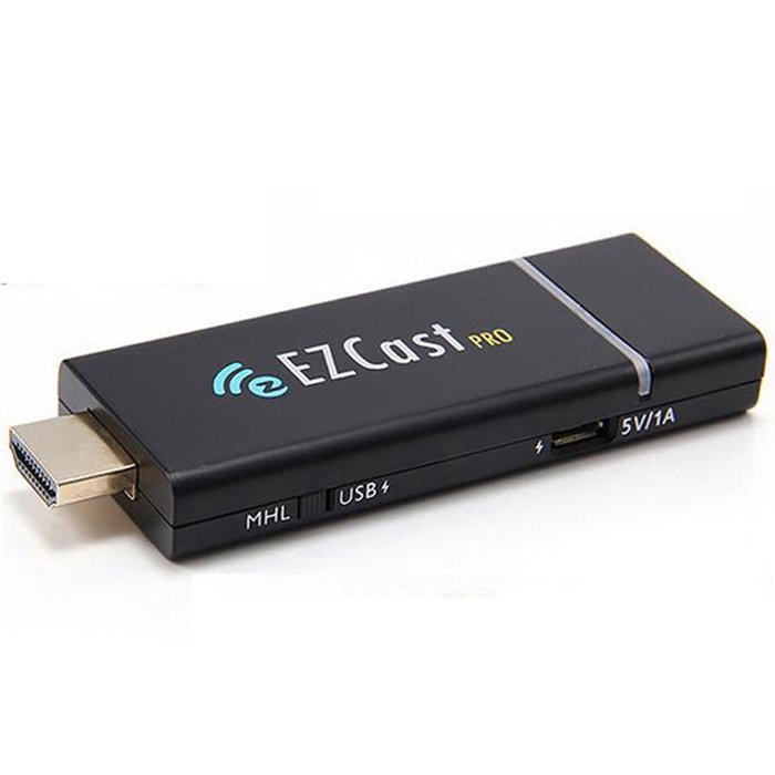 EZCast Pro Dongle Output 1080p Windows iOS Andriod Miracast/Airplay/DLNA Supports 4 to 1 Split ScreensOTA Smart... N2