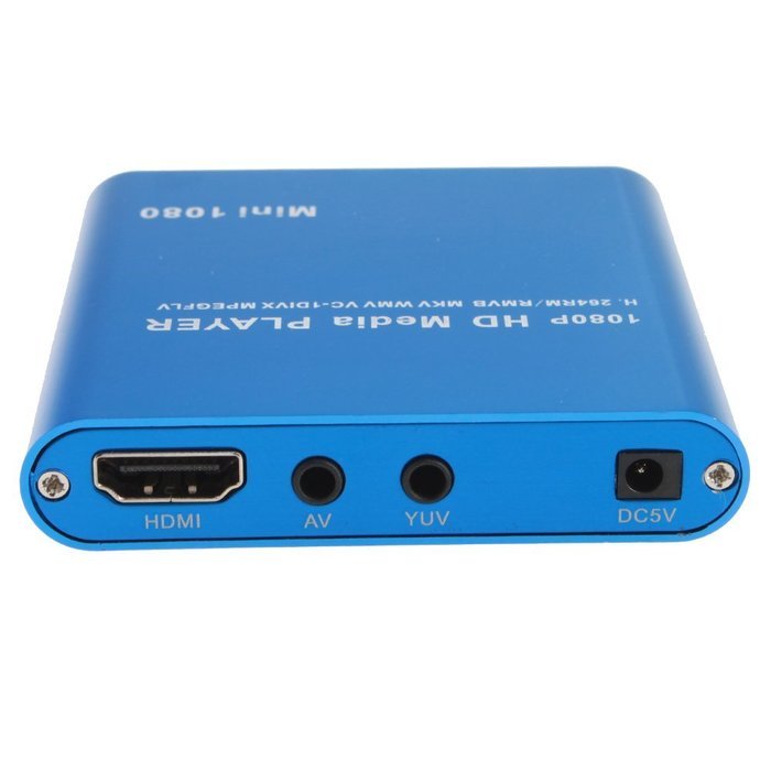 AGPtek 1080P Full HD Digital Media Player - MKV/RM-SD/USB HDD-HDMI Support Internal Flash/USB Storage/SD/SDHC...