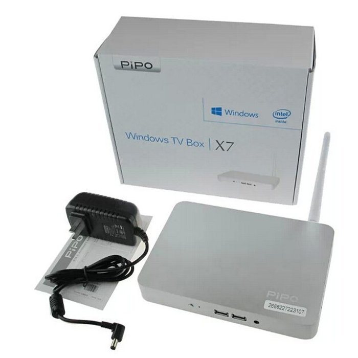 Original PiPo X7S Smart TV Box Mini PC Windows 8.1 + Android 4.4 Intel Z3736F Quad Core 2 GB 32 GB HDMI 1080P... N5