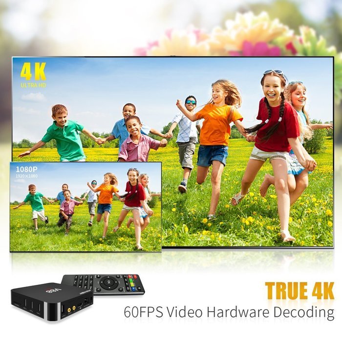 Yuntab RK3299 TV Box Android 5.1 Lollipop OS Quad Core 1 / 8GB Google Streaming Media Player with WiFi, HDMI,... N5