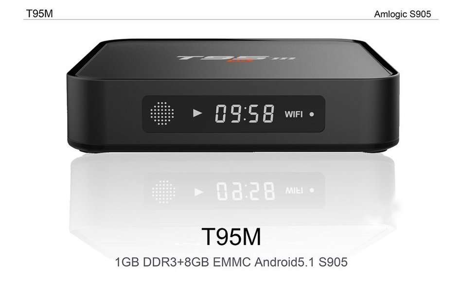 TvBoxPro Russian TV Smart Box T95m 4K Kodi 16.0 Android 5.1 Tv Box Amlogic S905 Quad Core 1G RAM 8G ROM HDMI Wifi... N2