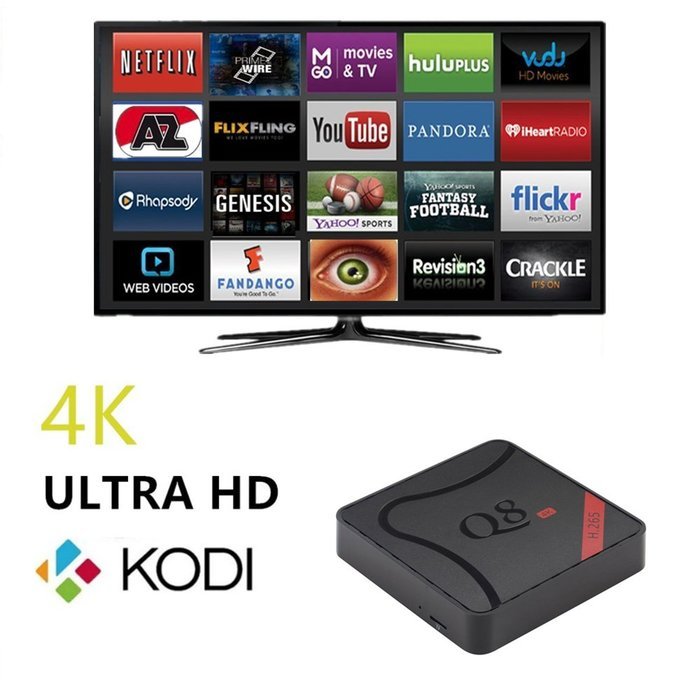 Jabond Q8 Android 5.1 Lollipop Full Loaded Unlocked KODI 16.0 Android Smart TV Box Amlogic S905 Quad Core Mali... N3