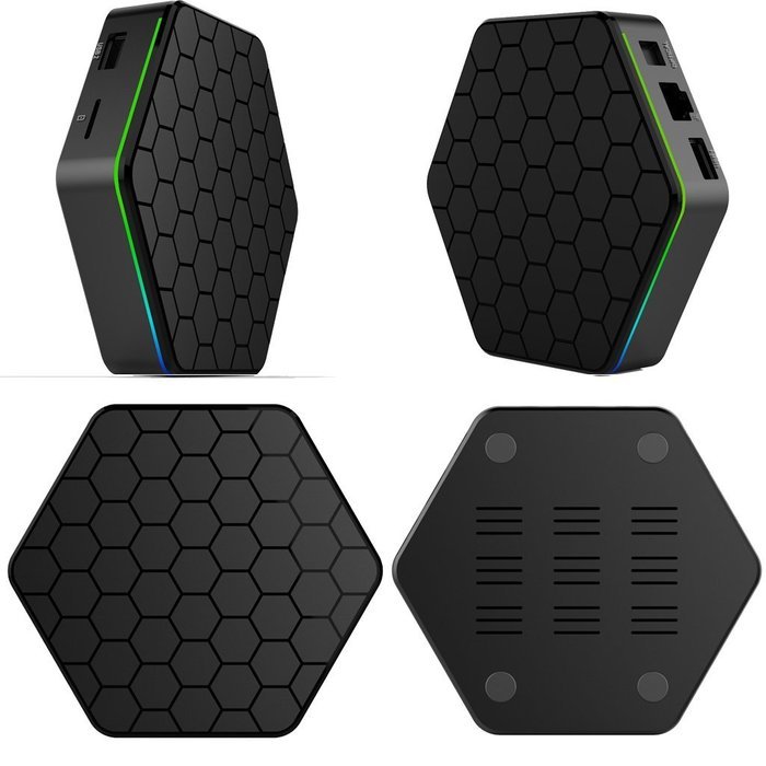 Smart TV Box, EEDI Coolbiz Newest T95Z Plus Protable S912 Android 6.0 TV Box Octa Core 2GB DDR3+16GB EMMC Flash... N4