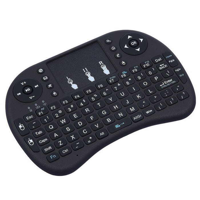 Henscoqi 2.4G Wirelesss Multi-Touch Mini Mouse and Keyboard for Android TV Box, PC, Pad, XBox 360, PS3, HTPC,... N2