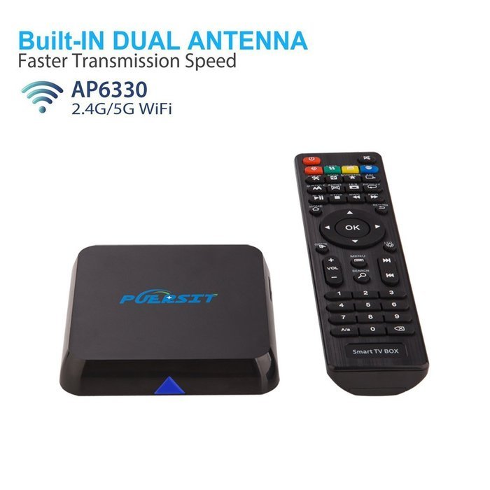 NEW Puersit [RAM2GB+ ROM16GB] M9S Max Android 5.1 KODI 16.0 Tv Box, Kodi Xbmc Fully Loaded 1080p S812 Quad Core... N6